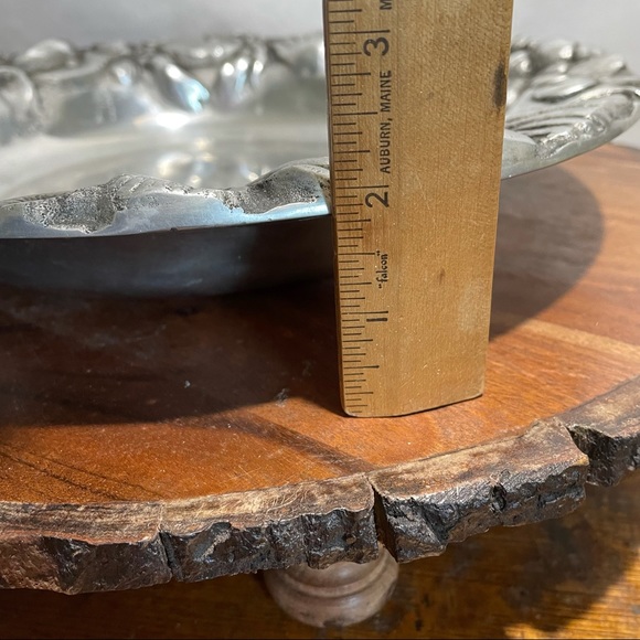 Betty Barrena silver seashell nautical 12 in. bowl - Picture 5 of 11